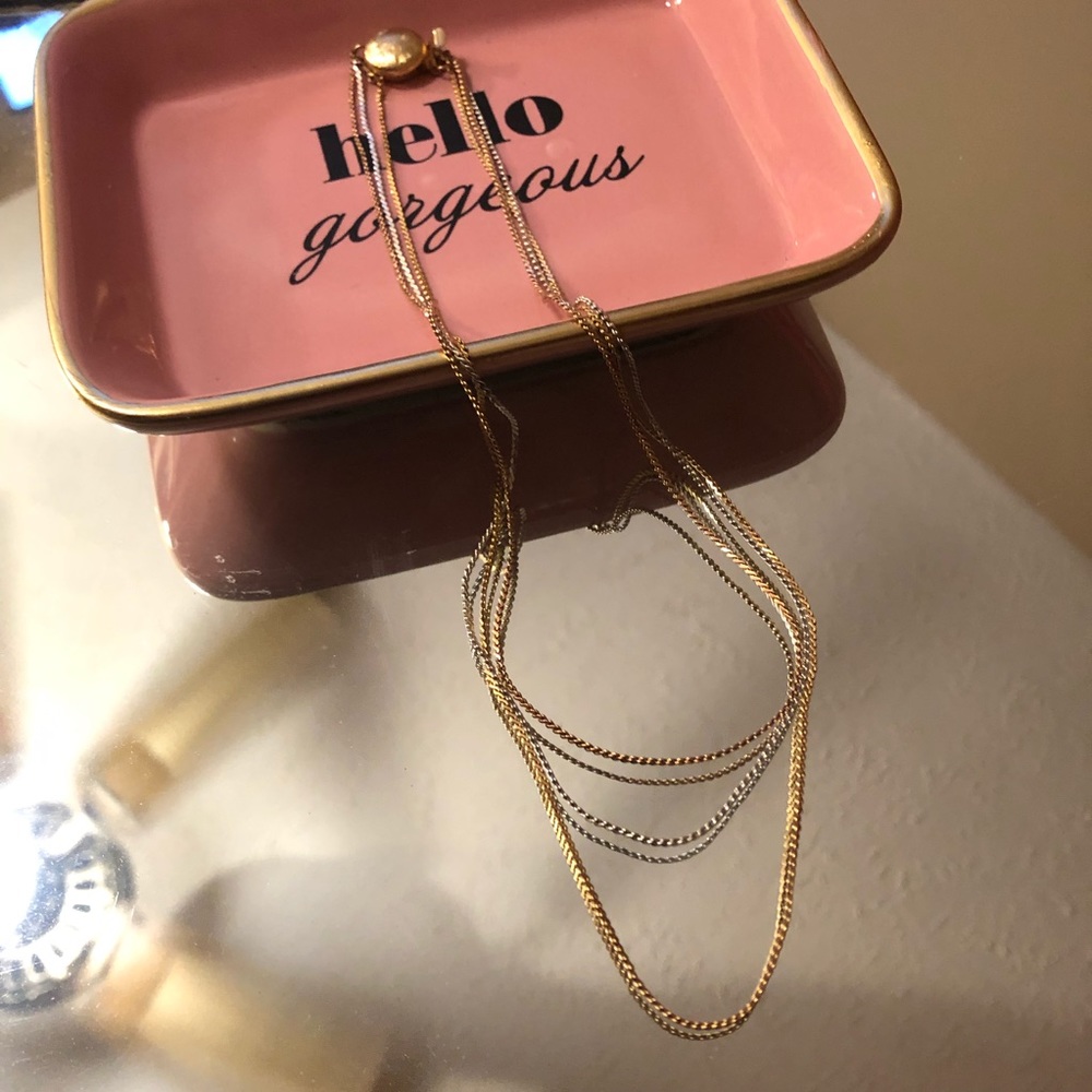 Vintage Sarah Coventry triple strand necklace